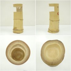 画像6: 笑光庵造　竹一重切花入（共箱） (6)