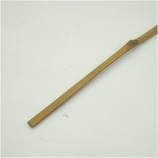 画像4: 竹茶杓（銘：山道）（書付有）（共箱） (4)