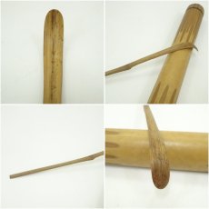 画像6: 竹茶杓（銘：山道）（書付有）（共箱） (6)