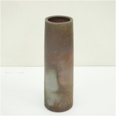 画像2: 備前焼　馬場祥輔造　一輪花入（共箱） (2)