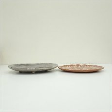 画像3: 吉向焼　百合文皿・菊文皿 (3)
