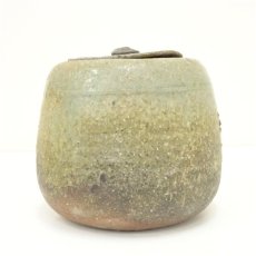 画像4: 丹波焼　正造　水指（替蓋付）（共箱） (4)