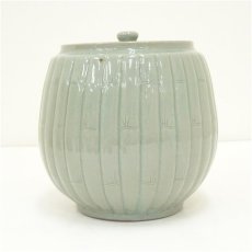 画像3: 池順鐸造　高麗青磁水指（共箱） (3)