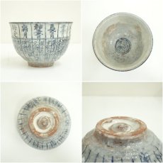 画像6: 京焼　浅見与し三造　暦手茶碗（共箱） (6)
