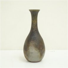 画像3: 備前焼　川井明子造　花入（共箱） (3)