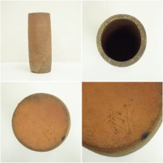 画像6: 備前焼　浦上善次造　花入（共箱） (6)
