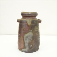 画像3: 備前焼　伊勢崎満造　花生（共箱） (3)