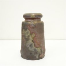 画像4: 備前焼　伊勢崎満造　花生（共箱） (4)