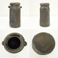 画像6: 備前焼　難波総城造　花入（共箱） (6)