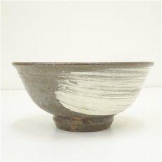 画像3: 高麗焼　李方子（楽善斎）造　刷毛目三島茶碗（共箱） (3)