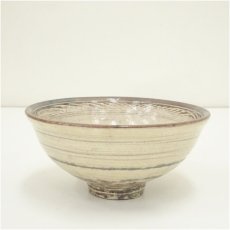 画像2: 作家物　利休好二徳三島写し茶碗（保護箱） (2)