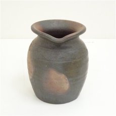 画像2: 備前焼　山本出造　掛花入（共箱） (2)