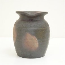 画像3: 備前焼　山本出造　掛花入（共箱） (3)