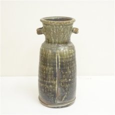 画像2: 備前焼　山本出造　花入（共箱） (2)