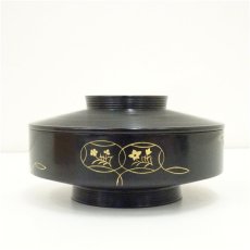 画像2: 象彦造　漆塗蒔絵七宝文菓子器（共箱） (2)