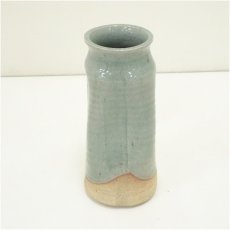 画像2: 谷口正典造　青磁花瓶（共箱） (2)