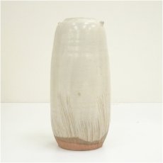 画像3: 萩焼　岡田裕造　花入（共箱） (3)