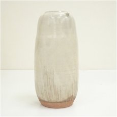 画像4: 萩焼　岡田裕造　花入（共箱） (4)