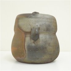 画像4: 備前焼　高原邦彦造　耳付水指（共箱） (4)