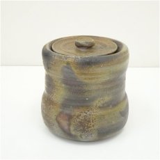 画像2: 備前焼　作家物　水指（共箱） (2)