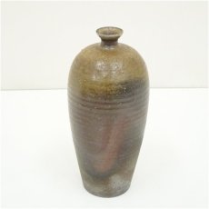 画像2: 備前焼　矢部篤郎造　梅瓶（共箱） (2)