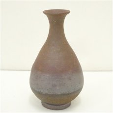 画像2: 出口鯉太郎造　信楽花入（共箱） (2)