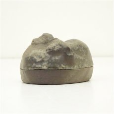 画像4: 備前焼　柴部景友造　干支未香合（共箱） (4)
