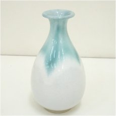 画像2: 赤膚焼　大塩昭山造　花器（共箱） (2)