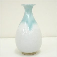 画像4: 赤膚焼　大塩昭山造　花器（共箱） (4)