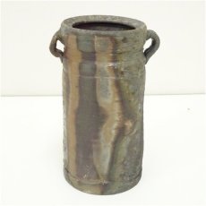 画像2: 備前焼　山本出造　花入（共箱） (2)