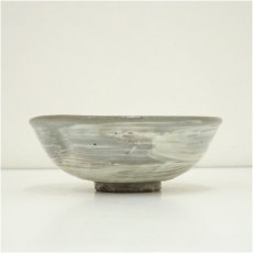 画像3: 京焼　清水久造　三島手刷毛目茶碗（共箱） (3)