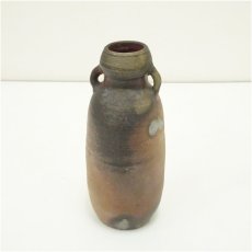 画像2: 備前焼　人間国宝　山本陶秀造　一輪花入（山本雄一識箱） (2)