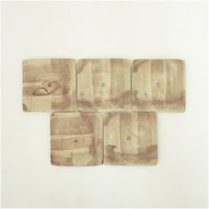 画像4: 加藤釥造　白蝶文皿5客（共箱） (4)