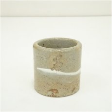 画像2: 小林東五造　刷毛目蓋置（有馬頼底書付）（共箱） (2)