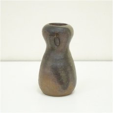 画像2: 備前焼　山本出造　掛花入（共箱） (2)