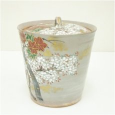 画像3: 世々窯　寿山造　色絵雲錦水指（共箱） (3)