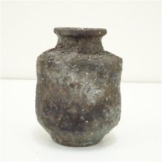 画像2: 丹波焼　市野元和造　掛花入（共箱） (2)