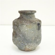 画像4: 丹波焼　市野元和造　掛花入（共箱） (4)