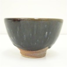 画像4: 益子焼　佐々間藤太郎造　曜変天目茶碗（共箱） (4)