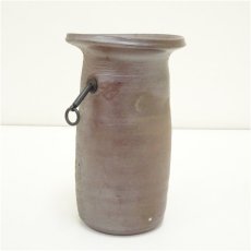 画像3: 備前焼　掛花入（保護箱） (3)