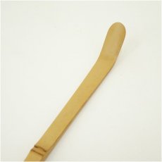 画像3: 宗春造　竹茶杓（銘：旅枕）（前大徳　戸上明道書付）（共箱） (3)