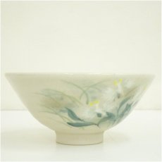画像3: 陶泉窯造　色絵鷺草茶碗（共箱） (3)