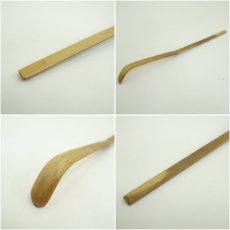 画像6: 竹茶杓（銘：半雲）（大徳寺　上田義山書付）（共箱） (6)