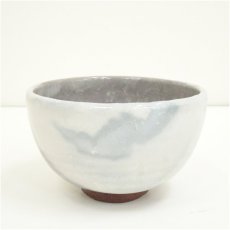 画像2: 作家物　氷裂釉茶碗（箱付） (2)