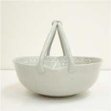画像4: 京焼　宮本翠浩造　三島手菓子鉢（共箱） (4)
