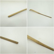 画像6: 竹玄造　竹茶杓（銘：清寂）（大徳寺　上田義山書付）（共箱・二重箱） (6)