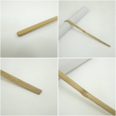 画像6: 影林宗篤造　竹茶杓（銘：松籟）（前大徳　福本積應書付）（共箱） (6)