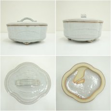 画像6: 萩焼　十四代　坂倉新兵衛造　惺斎好木瓜喰籠（共箱） (6)