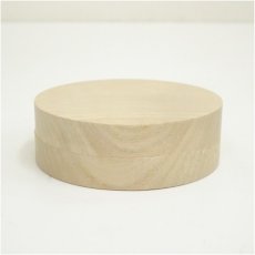 画像2: 指物師　三代　萩井好斎造　桐丸みおつくし香合（共箱） (2)