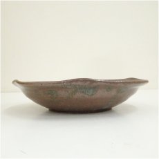 画像3: 廣永窯　坪島土平造　磁州風鉄絵魚文平鉢（共箱） (3)